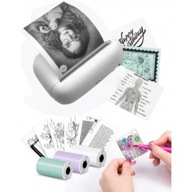 XBOSS L2 Kiçik Etiket Printeri - Portativ Mini Termal Yazıcı, Simsiz, Telefon və Planşet ün uyğun