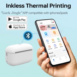 XBOSS L2 Kiçik Etiket Printeri - Portativ Mini Termal Yazıcı, Simsiz, Telefon və Planşet ün uyğun