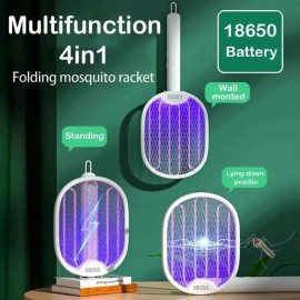 XBOSS K17 3500V Elektrikli Ağcaqanad Öldürücü Raket – USB Şarjlı Qatlana Bilən