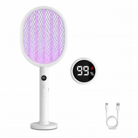 XBOSS K29 3500V Elektrikli Ağcaqanad Öldürən Raket – 2-si 1-də Avtomatik UV Lampa, Type-C, Şarj Olunan Ağcaqanad və Milçək Öldürücü
