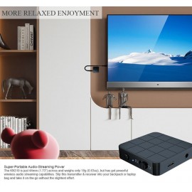 2 in 1 Bluetooth 5.0 Qəbuledici Ötürücü AV Aux Mikrafon ilə Tv Komp Avtomobil Musiqi Mərkəzi üçün