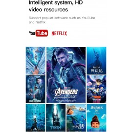 XBOSS A1 1080p Full HD Proyektor Android Sitemli Telefona Qoşulmadanda işləyir (Ağ)