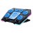 M-LID LZ-D13 RGB Gaming Laptop Cooler 6 Fan Semiconductor Cooling Stand 12-21"