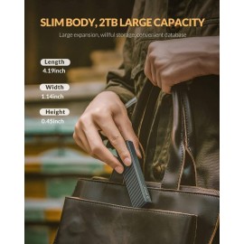 ORICO NGFF və NVMe M.2 SSD Box Alüminium USB 3.1 Gen 2 Type-C 10Gbps M-Key və B+M Key üçün