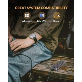 ORICO NGFF və NVMe M.2 SSD Box Alüminium USB 3.1 Gen 2 Type-C 10Gbps M-Key və B+M Key üçün