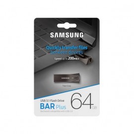 Samsung BAR Plus USB 3.1 Flaş Kart 64GB (Titan Gray)