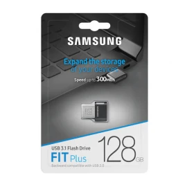 Samsung FIT Plus USB 3.1 Flaş Kart 128GB (Qara)