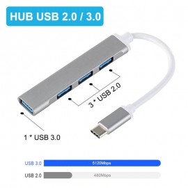 XBOSS C9 Type-c Pro Hub Adapter Telefon, Planşet, Macbook Pro Air və.s Kompüterlər üçün