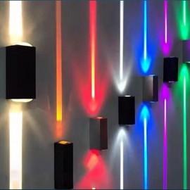 İki Başlı Spot İşıqlandırma | 6W Rəng Dəyişdirən Daxili və Xarici Koridor İşıqları