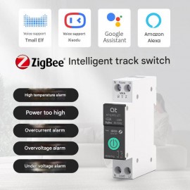 Tuya Zigbee Ağıllı Avtomat 1–63A – Enerji Ölçümü və Uzaqdan İdarəetmə ilə Tuya Zigbee Ağıllı Avtomat 1–63A – Enerji Ölçümü və Uzaqdan İdarəetmə ilə