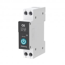 TUYA WiFi Ağıllı Elektrik Avtomatı – 1P 20A DIN Relssə Quraşdırılan, Smart Ev Üçün İdarəetmə və Sayğac Funksiyalı