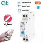 TUYA Ağıllı Elektrik Avtomatı – 1P 32A ZigBee DIN Relssə Quraşdırılan – Ev Avtomatlaşdırması üçün İdeal