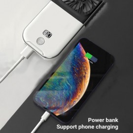 Coxfunksiyalı Mini Sərinkeş Boyundan Asılan Stolüstü Telefon Tutan və 3000Mah Powerbank Funksiyası ilə