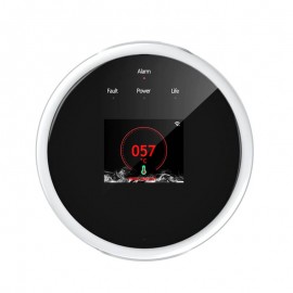 Tuya Wifi Metan Qaz Neft Qaz Yanğın Detektoru Siqnalizasiyası və Tempratur Sensoru