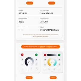 Mijia Ağıllı Üç Rəngli LED İşıq Zolağı - Tənzimlənən Parlaqlıq və Rənglər