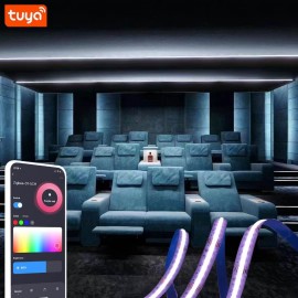 Tuya Ağıllı RGBCW LED İşıq Zolağı – ZigBee, Yüksək Parlaqlıq, COB Texnologiyası, Musiqi Ritmi və Səs İdarəetməsi