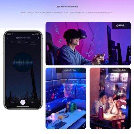 Tuya Ağıllı RGBCW LED İşıq Zolağı – ZigBee, Yüksək Parlaqlıq, COB Texnologiyası, Musiqi Ritmi və Səs İdarəetməsi