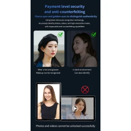 NeweKey Tuya Tətbiqi ilə Üztanıma və HD Video Dəstəyi olan Ev Qapısı Ağıllı Kilidi