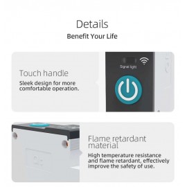 TUYA WiFi Ağıllı Elektrik Avtomatı – 1P 20A DIN Relssə Quraşdırılan, Smart Ev Üçün İdarəetmə və Sayğac Funksiyalı