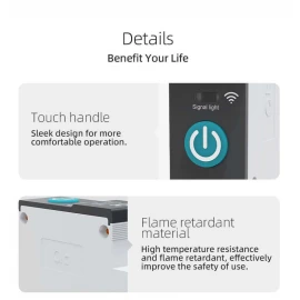 TUYA WiFi Ağıllı Elektrik Avtomatı – 1P 25A DIN Relssə Quraşdırılan, Smart Ev Üçün İdarəetmə və Sayğac Funksiyalı