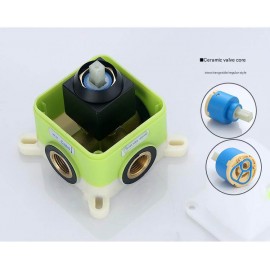 Divara Quraşdırılan Duş Qarışdırıcı Kran -  İsti və Soyuq Su İdarəetməsi