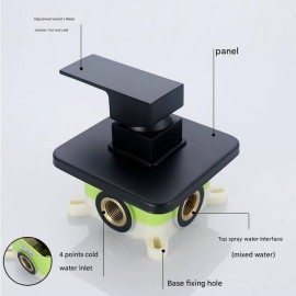 Divara Quraşdırılan Duş Qarışdırıcı Kran -  İsti və Soyuq Su İdarəetməsi