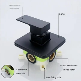 Divara Quraşdırılan Duş Qarışdırıcı Kran -  İsti və Soyuq Su İdarəetməsi