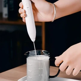 XBOSS E1 Elektrikli Mini Mikser Blender 2-si 1-də Kofe Hazırlayan Köpük Aparatı Yüksək Sürətli Yumurta Viski Hazırlayan Sarj Oluna Bilən