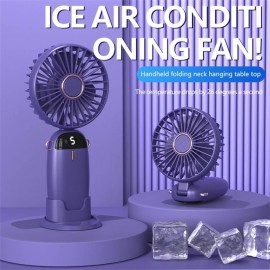 XBOSS N14 Telefon Tutacaqlı Həmdə Boyundan Asıla Bilən Mini Sərinkeş Ağ