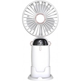 XBOSS N14 Telefon Tutacaqlı Həmdə Boyundan Asıla Bilən Mini Sərinkeş Ağ