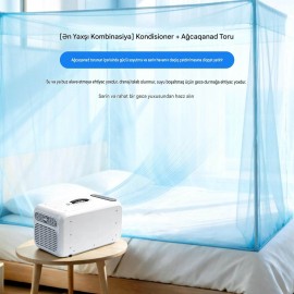 ZWMI 700W Portativ Mini Kondisioner | Mobil Kondisioner Avtomobil, Çadır və Ev üçün 220V