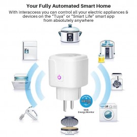 Tuya Wifi Smart Plug Socket Program ilə Idarə Telefonla Uzaq Məsafədən Söndürüb Yandırmaq Olur