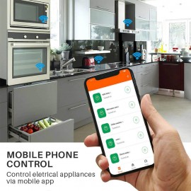 Tuya Wifi Smart Plug Socket Program ilə Idarə Telefonla Uzaq Məsafədən Söndürüb Yandırmaq Olur