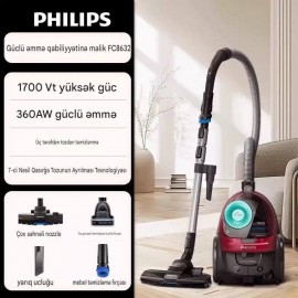 Philips FC8632 Tozsoran – 1700W Siklon Torbasız Güclü Tozsoran