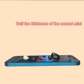 XBOSS PRO 4S+ Mikro Bluetooth Qulaqlıq Stereo Səs Mini Gizli Qulaqcıq (Dəri rəng)