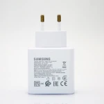 Samsung 45W Adaptor Super Sürətli Doldurma USB C Tipi Galaxy Note 20 10 + 5G A91 A80 S21 S20 Ultra üçün (Ağ)