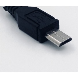 Uzun Micro Usb başlığı olan adapter