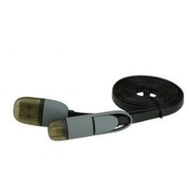 İksi birində usb kabel.Həm iphone həm də samsung Htc və s android telefonlar üçün