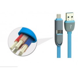 İksi birində usb kabel.Həm iphone həm də samsung Htc və s android telefonlar üçün