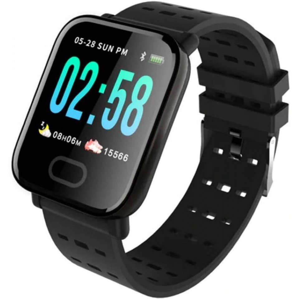 XBOSS Z9 Smart Saat iPhone və Android Telefonlar üçün (Qara)