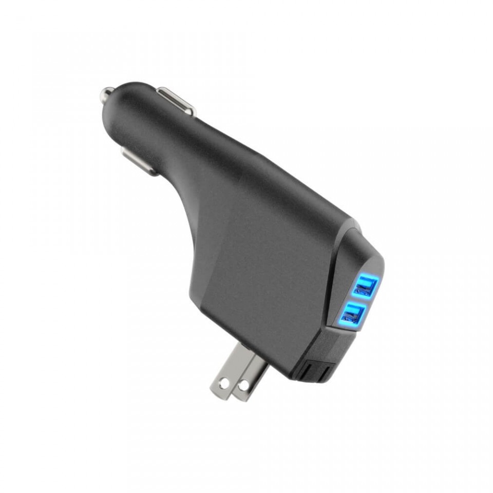 XBOSS P20 Ev və Maşın Ücün Adapter 2.1A/10.5W 2 USB  iksi birində  universal