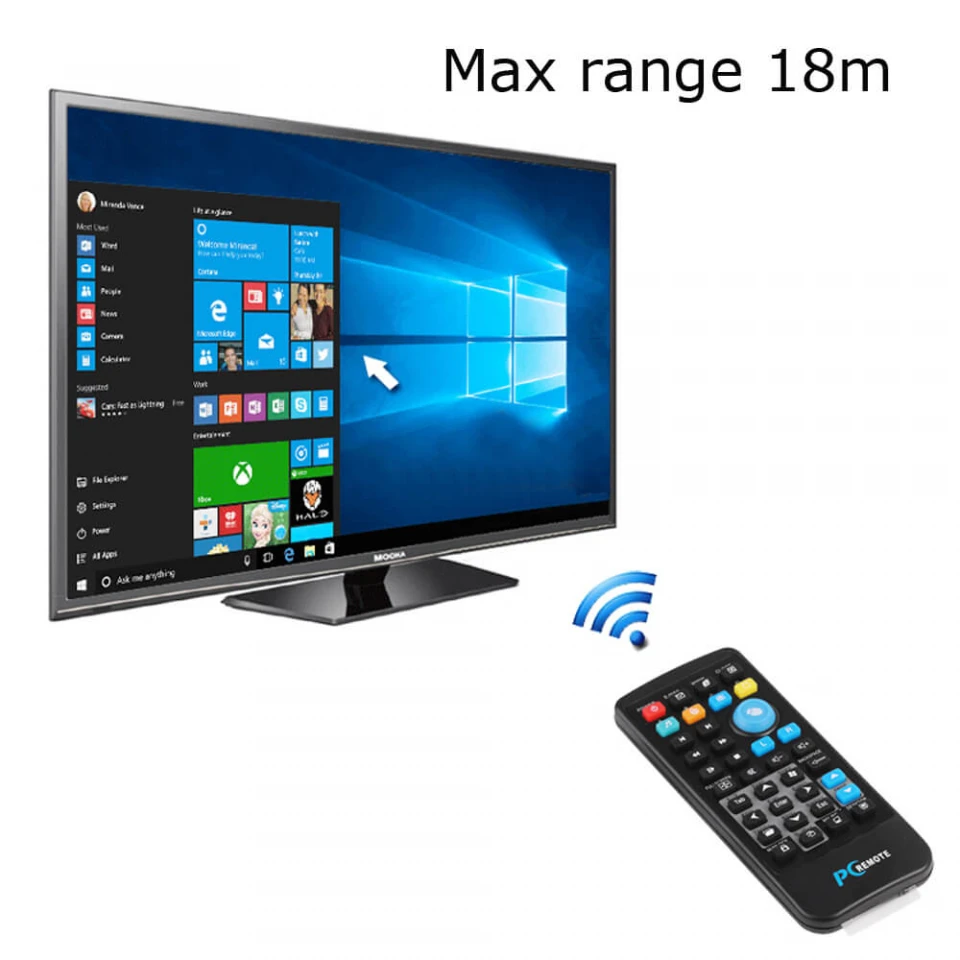 XBOSS X8 Kompüter üçün uzaqdan idarə maus və pult satışı -  Windows 7 8 10 XP Vista Android Tv Box Smart tvləri dəstəkləyir