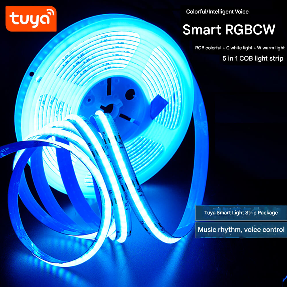 Tuya Agilli RGBCW LED Isiq Zolagi ZigBee Yuksek Parlaqliq COB ...